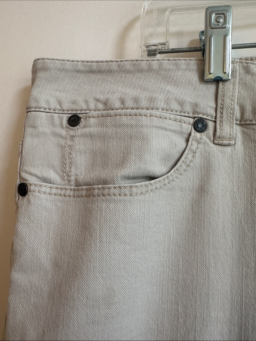 Talbots Heritage Women's Ankle Jeans in Light Stone - Picture 2 of 8